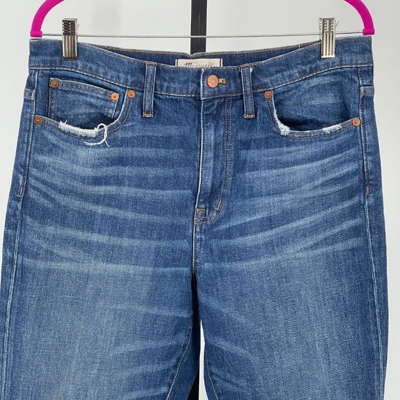 Madewell The High-Rise Slim Boyjean G7199 Milton Wash Women’s sz 29 Distressed - Picture 4 of 12